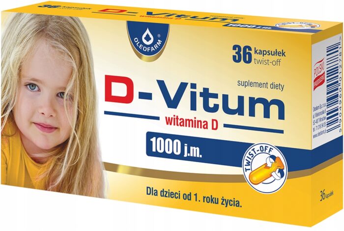 D-VITUM witamina D 1000 j.m kapsułki twist-off 36