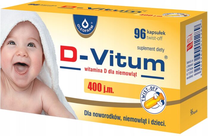 D-VITUM witamina D 400 j.m KAPSUŁKI twist-off 96