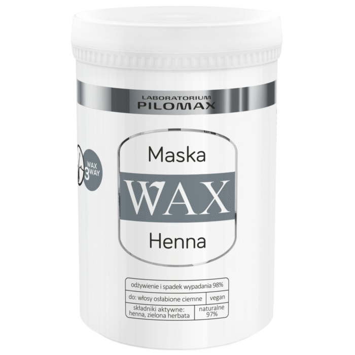 maska do włosów henna wax