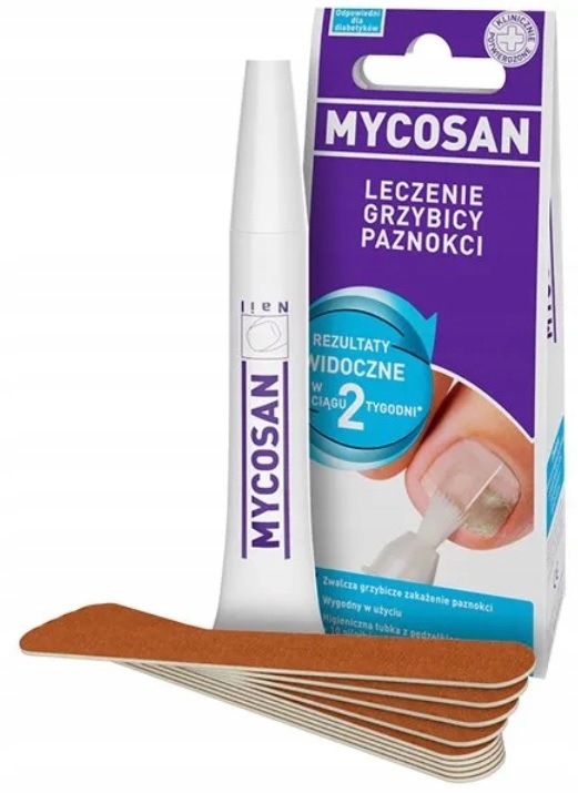 MYCOSAN SERUM 5ml + 10 pilników GRZYBICA PAZNOKCI