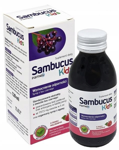 SAMBUCUS KIDS syrop na odporność dla dzieci 120 ml