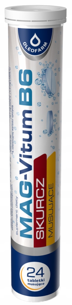 MAG-Vitum B6 SKURCZ OLEOFARM 24 tabletki musujące