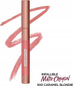 L'OREAL pomadka MATTE LIP CRAYON 500 Caramel Blond