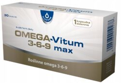 OLEOFARM Omega-Vitum 3-6-9 MAX Roślinne kwasy tłuszczowe Omega Odporność