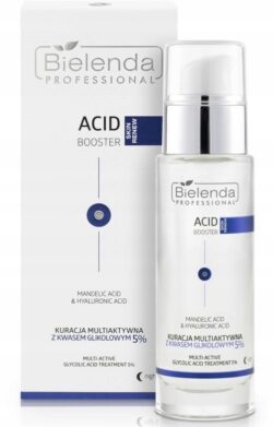 BIELENDA ACID BOOSTER Kuracja na przebarwienia z kwasem glikolowym 5% / Noc