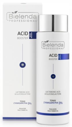 BIELENDA ACID BOOSTER Tonik do skóry naczynkowej z Kwasami PHA 5% 200ml