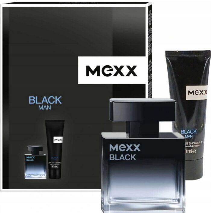 MEXX Black Man Zestaw EDT Woda Toaletowa 30ml + Mexx żel pod prysznic 50ml