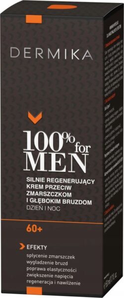 DERMIKA 100% FOR MEN regenerujący krem do twarzy dla mężczyzn 60+ 50ml
