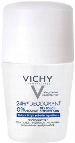 VICHY DEO DRY TOUCH 24h 50 ml antyperspirant ROLL On bez aluminium