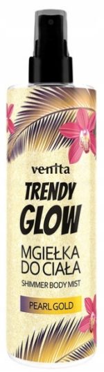 VENITA TRENDY GLOW rozświetlająca perłowa mgiełka do ciała pearl gold 200ml