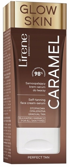 LIRENE samoopalający krem serum do twarzy CARAMEL 50ml