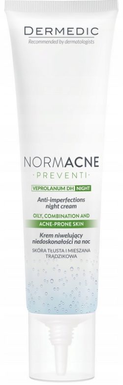 DERMEDIC PREVENTI krem przeciw niedoskonałościom na NOC 40ml