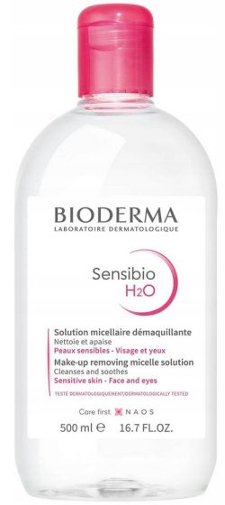 BIODERMA płyn micelarny Sensibio H2O do skóry wrażliwej 500ml