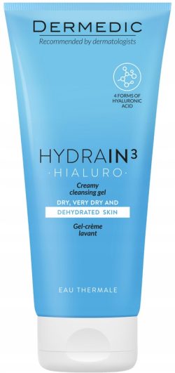 DERMEDIC HYDRAIN 3 HIALURO kremowy żel do mycia 200ml