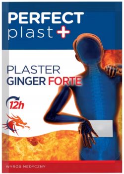 PLASTER rozgrzewający ból pleców PERFECT Plast Ginger Forte 12x18cm 1szt.