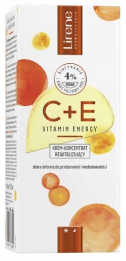 LIRENE C + E Krem przeciw niedoskonałościom do twarzy na dzień 40 ml