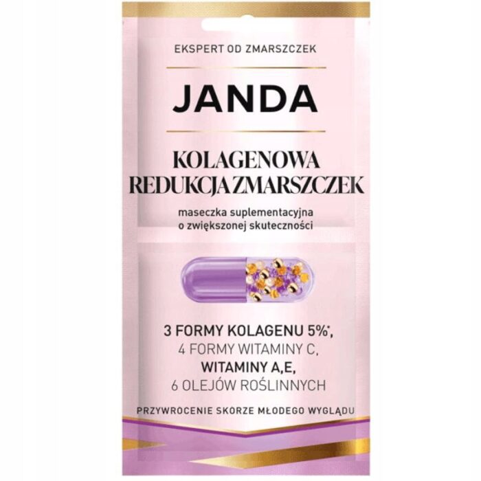 JANDA Maseczka do twarzy Kolagenowa Redukcja Zmarszczek nawilżenie 8ml