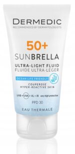 DERMEDIC Sunbrella ultralekki krem SPF50+ skóra naczynkowa i reaktywna 40ml