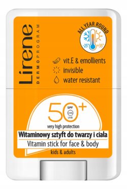 LIRENE witaminowy SZTYFT OCHRONNY do twarzy SPF50+ UVA UVB