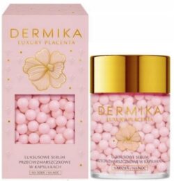 DERMIKA PLACENTA serum przeciwzmarszczkowe do twarzy w kapsułkach 60g