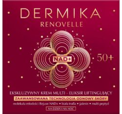 DERMIKA RENOVELLE 50+ Krem przeciwstarzeniowy do twarzy dzień i noc 50 ml