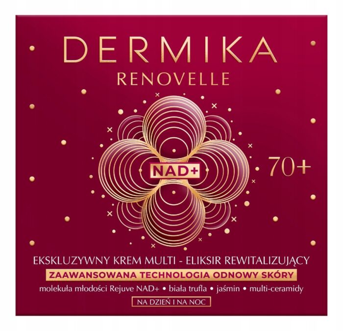 DERMIKA RENOVELLE 70+ Krem przeciwstarzeniowy do twarzy dzień i noc 50 ml