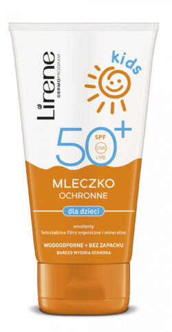 LIRENE MLECZKO OCHRONNE DO OPALANIA SPF 50+ KIDS dla dzieci data 30.07.2025