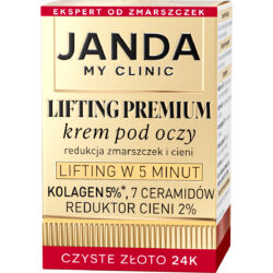JANDA Krem pod oczy z ceramidami LIFTING PREMIUM Redukcja zmarszczek cieni