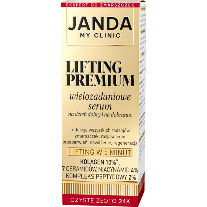 JANDA SERUM do twarzy LIFTING PREMIUM ceramidy kolagen przebarwienia