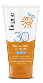 LIRENE MLECZKO OCHRONNE DO OPALANIA SPF 30+ KIDS dla dzieci data 30.07.2025