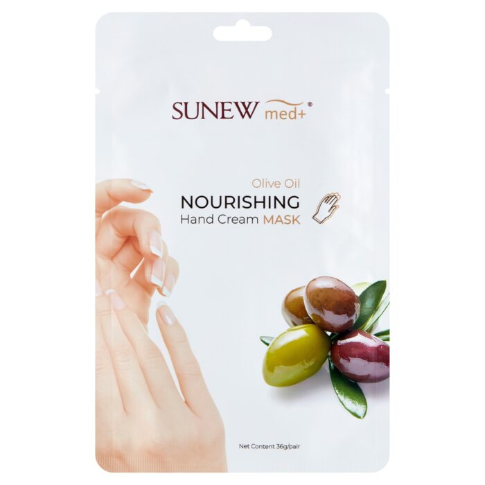 SUNEW MED Maska do rąk Odmładzająca OLIWKA SunewMed+ 36 ml 36 g Rękawiczki