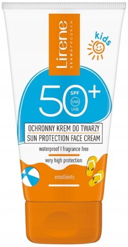 Lirene SUN KIDS Ochronny krem do twarzy dla dzieci SPF 50+ 50 ml